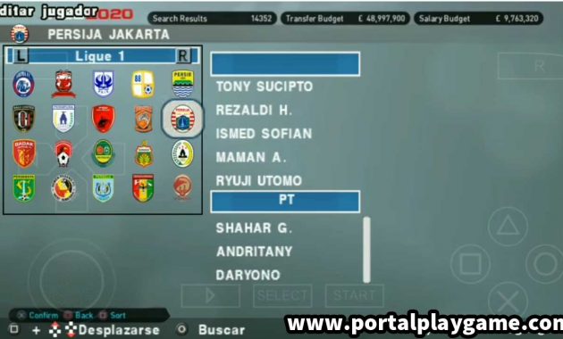 Download PES CHELITO 2020 PPSSPP Mod Texture Shopee Liga 1 ...