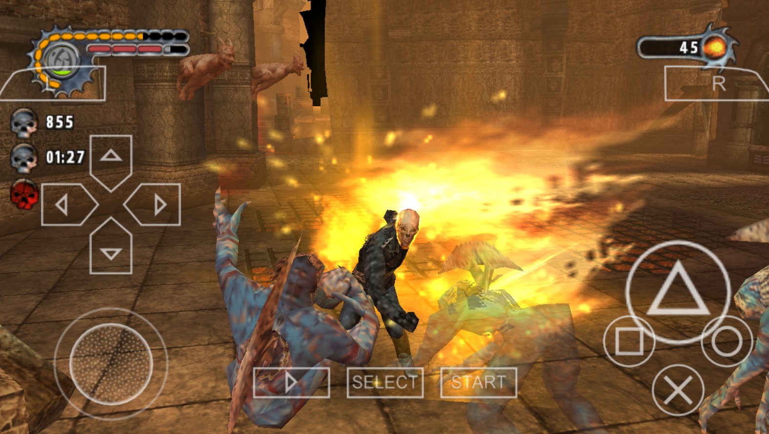 Ghost Rider (USA) ISO/CSO PSP ROM Free Download