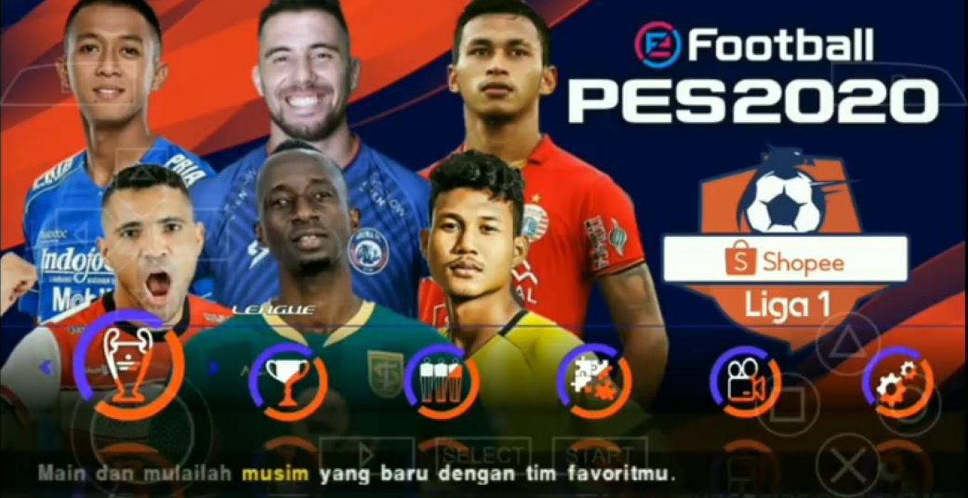 pes jogress v3 5 2020 ppsspp v4.1 update kits & squad